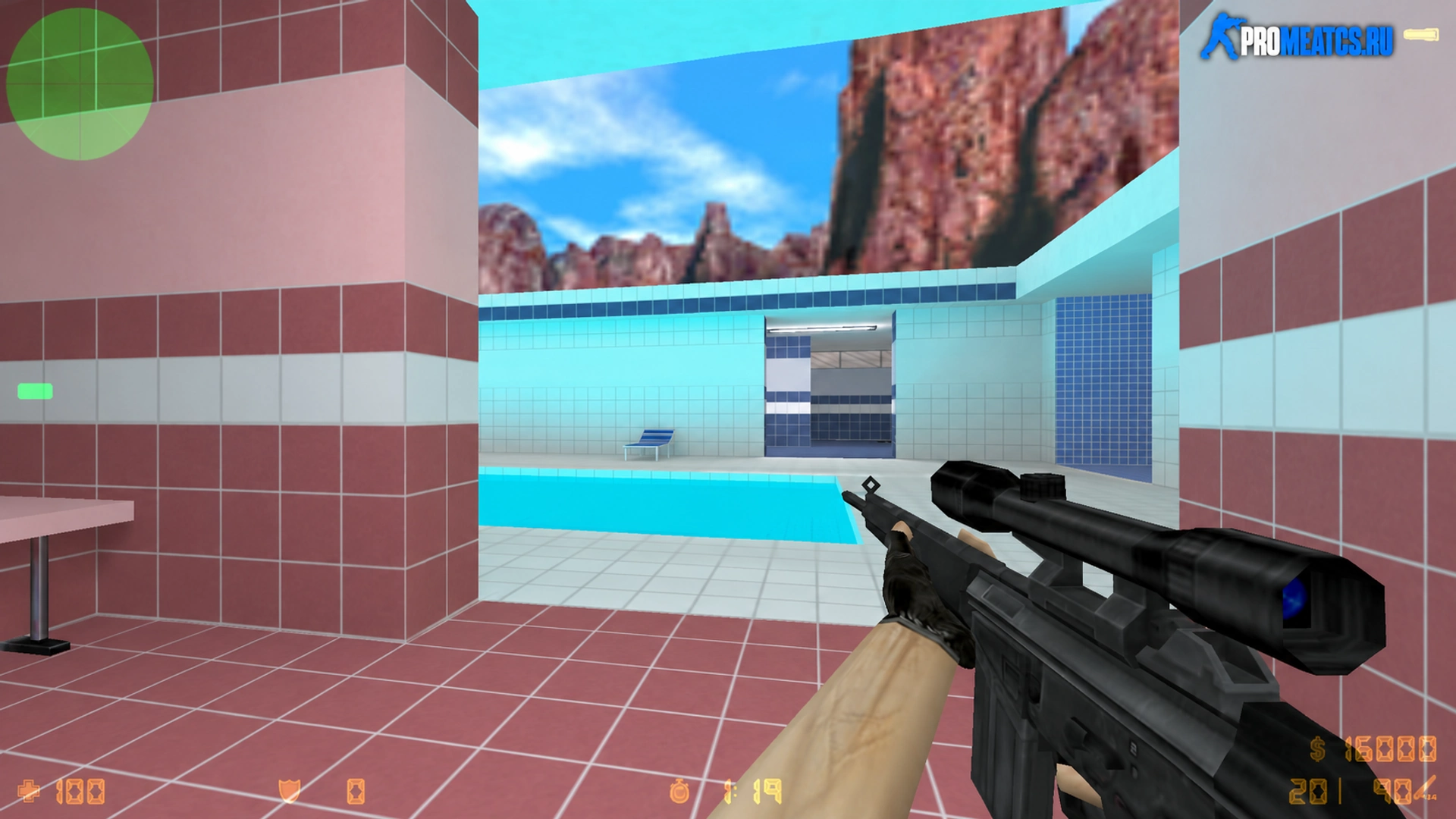 Стандартный G3SG1 — модель оружия для Counter-Strike 1.6