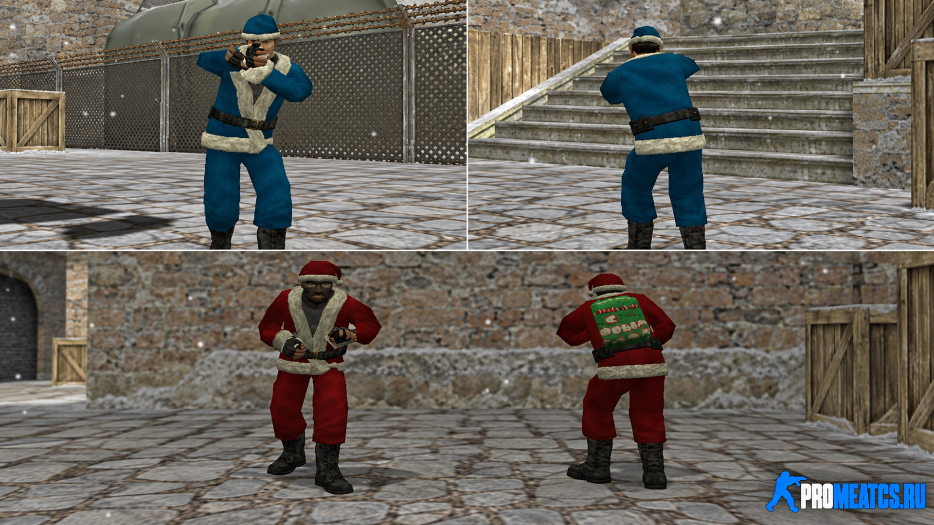 Santa — модель игрока для Counter-Strike 1.6