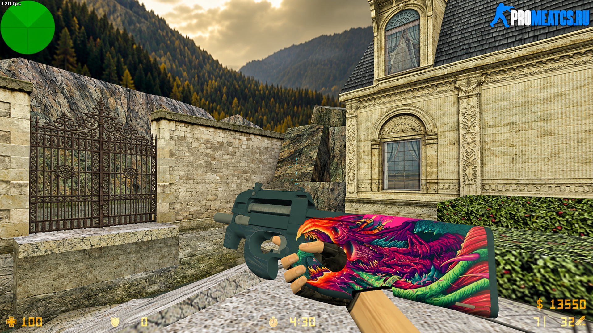 P90 «Hyper Beast» — модель оружия для Counter-Strike 1.6