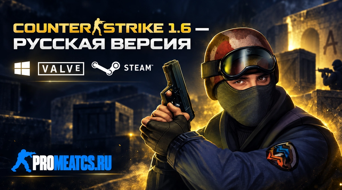 Сборка CS 1.6 на русская версия на ПК