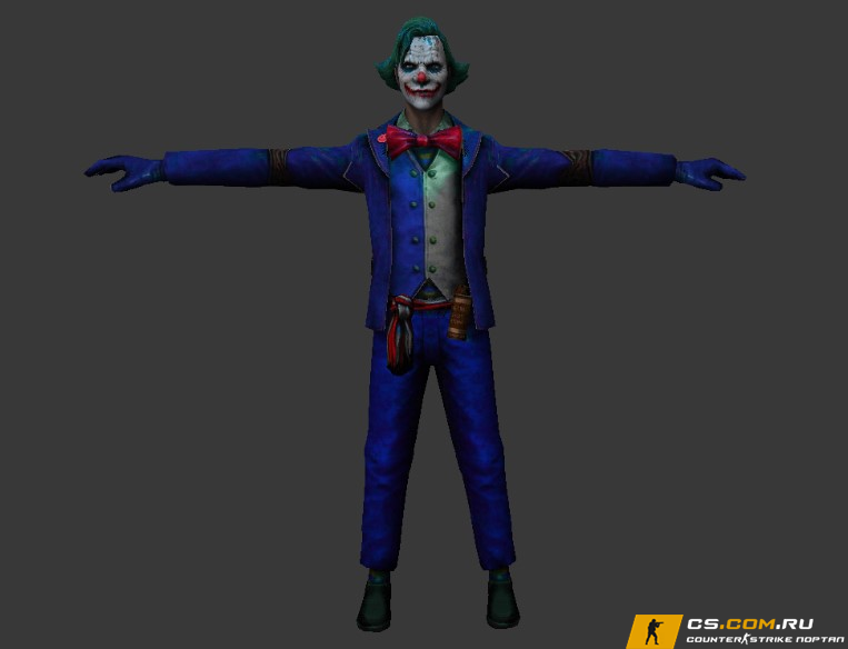 игрока Joker для CS 1.6 - Джокер на КС 1.6 — модель игрока для Counter-Strike 1.6