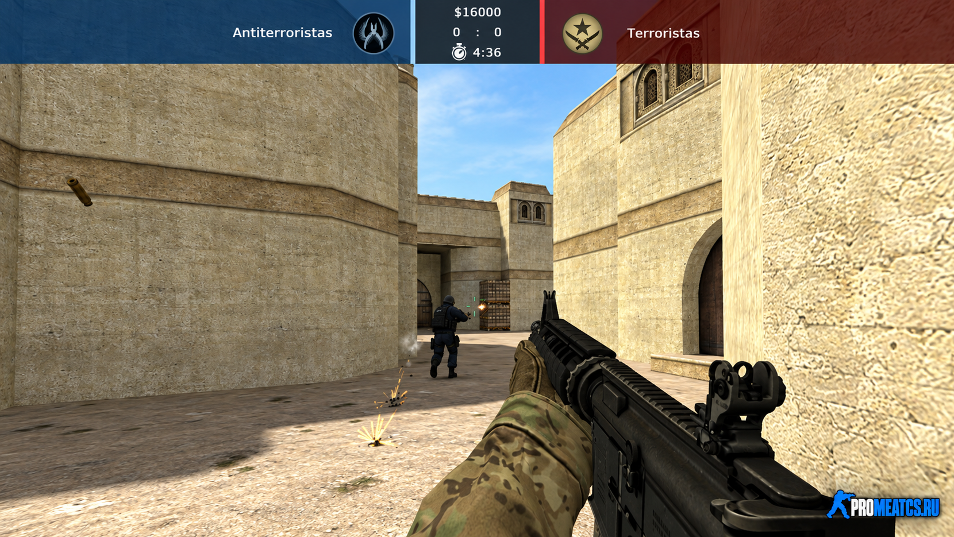 Вид наблюдателя из CS:GO — оформление игры для Counter-Strike 1.6