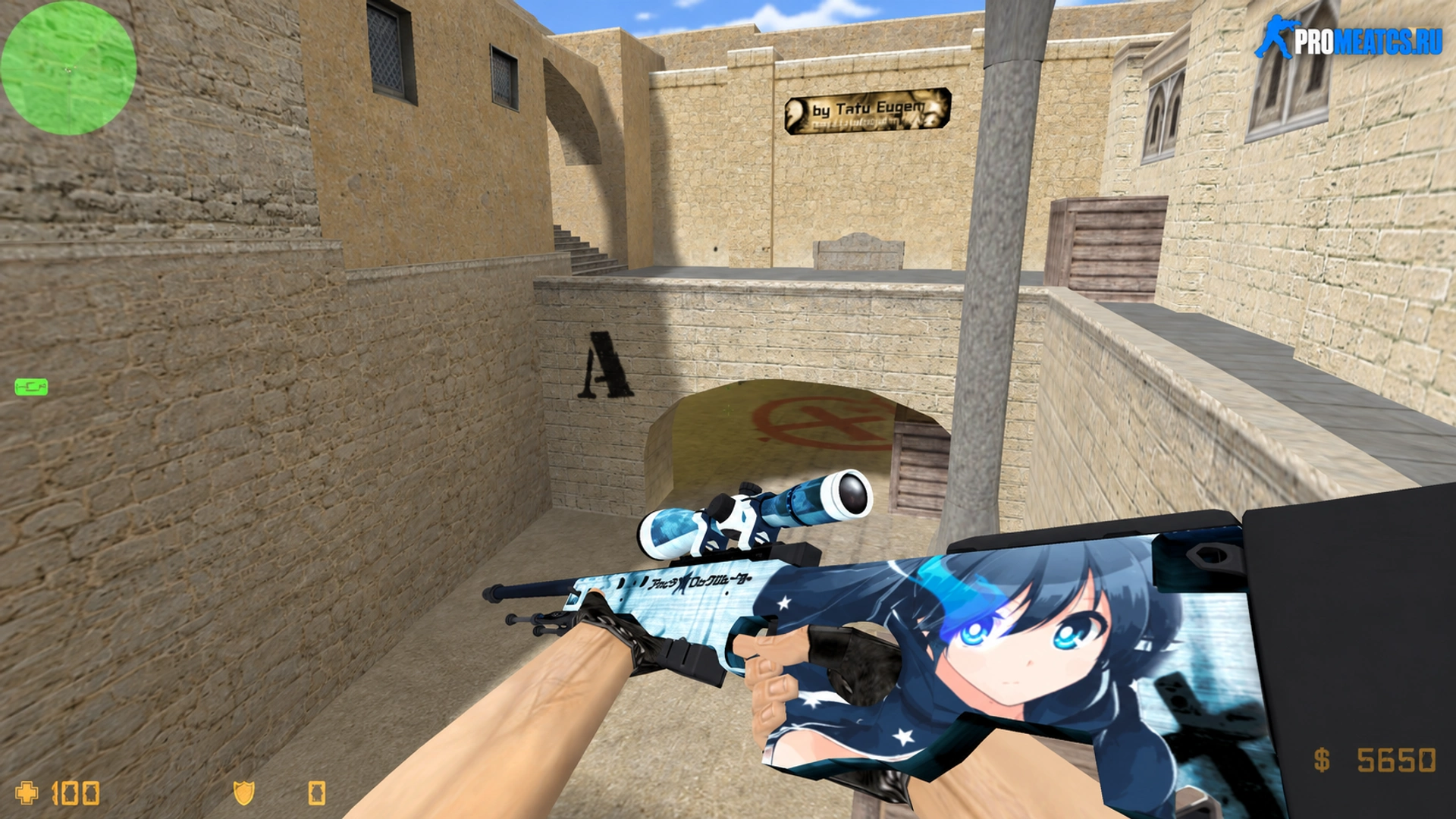 AWP Черная скала — модель оружия для Counter-Strike 1.6