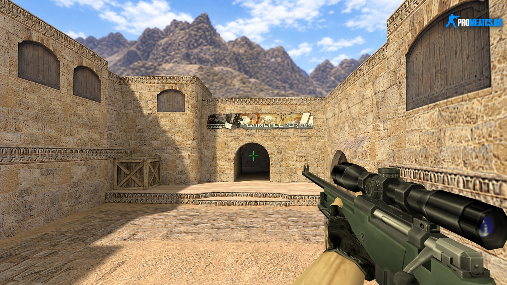 AWP сразу с прицелом — модель оружия для Counter-Strike 1.6