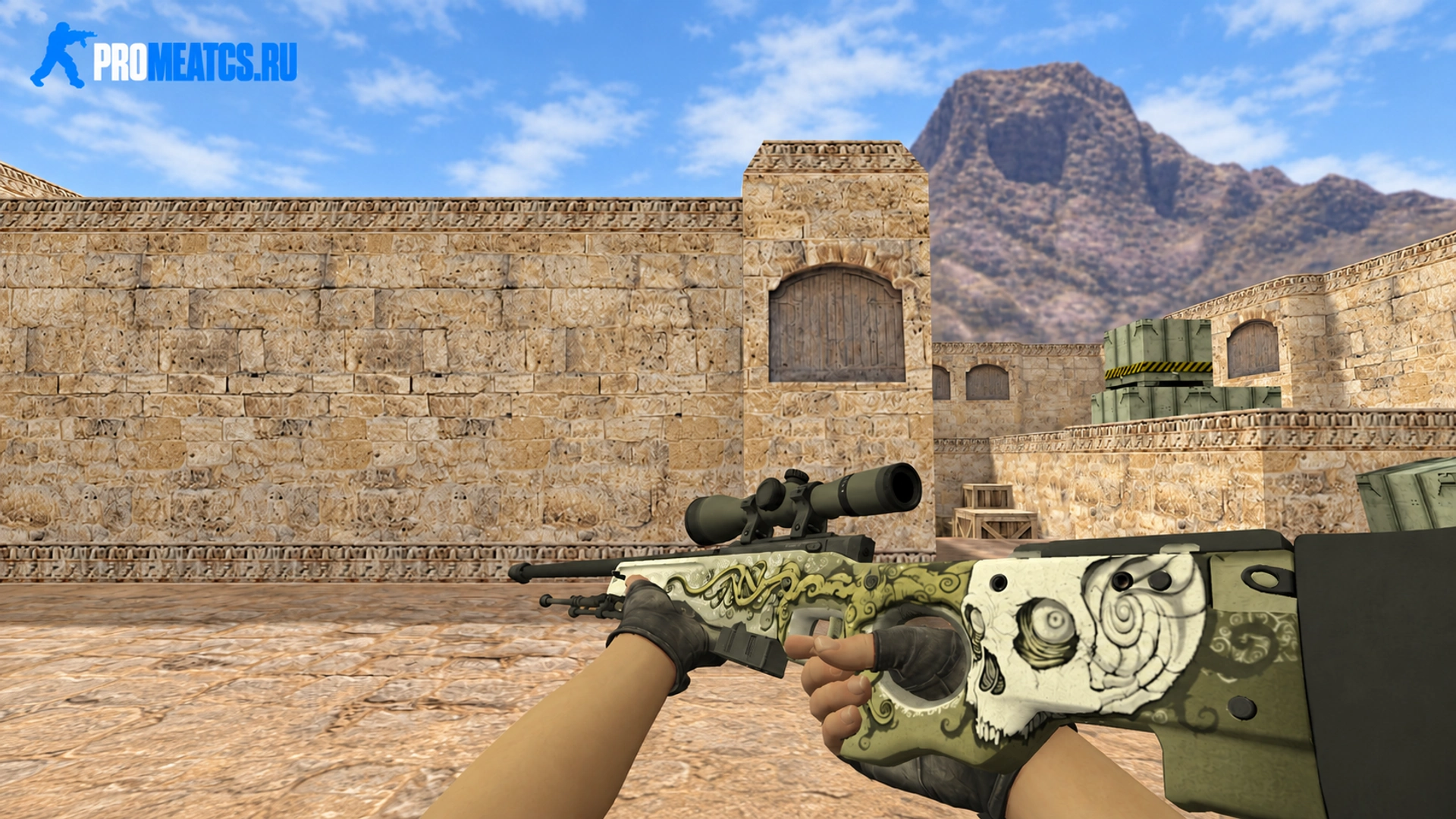 AWP Бог червей — модель оружия для Counter-Strike 1.6