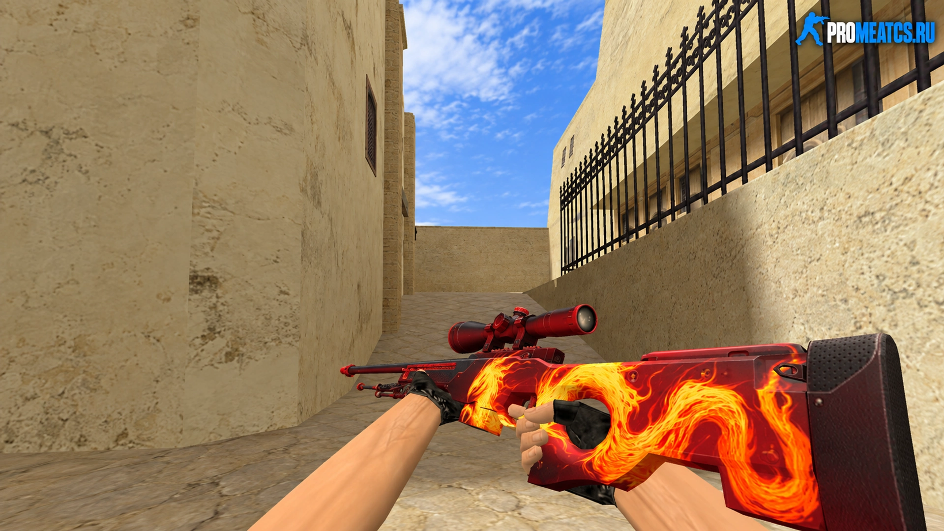 AWP Пожар — модель оружия для Counter-Strike 1.6