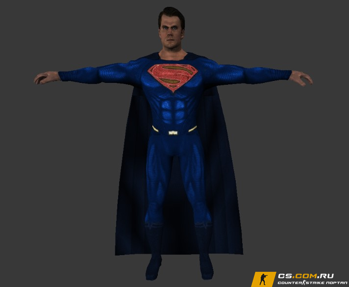 Мужская модель «Superman» — модель игрока для Counter-Strike 1.6