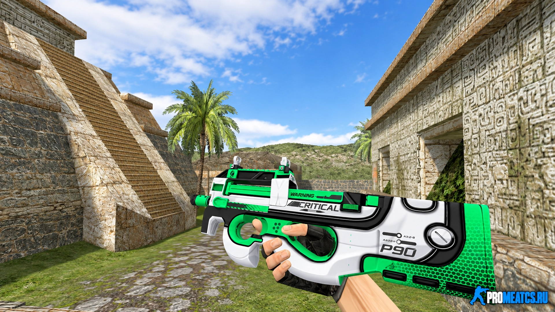 P90 Критический — модель оружия для Counter-Strike 1.6
