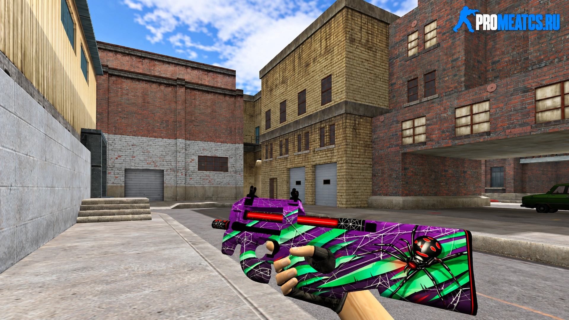 P90 Ядовитый паук — модель оружия для Counter-Strike 1.6