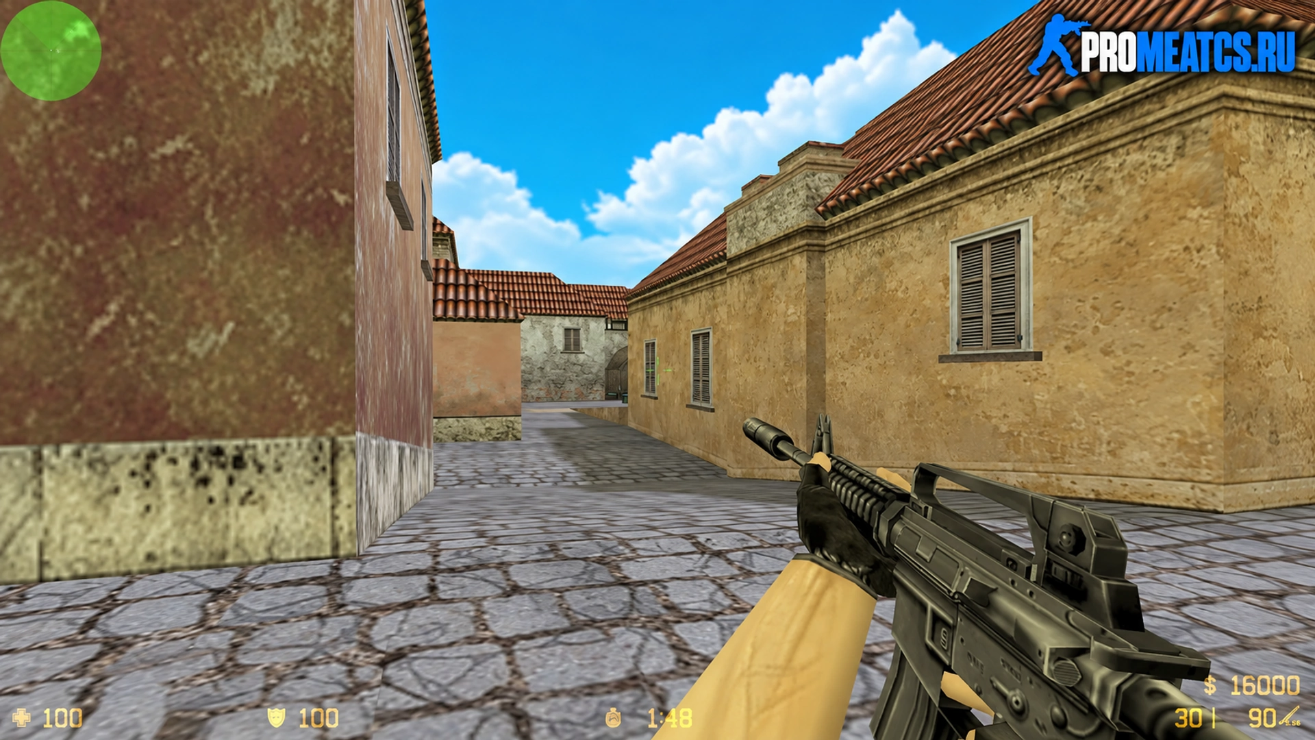 Спрайт «Голубое небо» (Blue Sky) как у D3stra — оформление игры для Counter-Strike 1.6