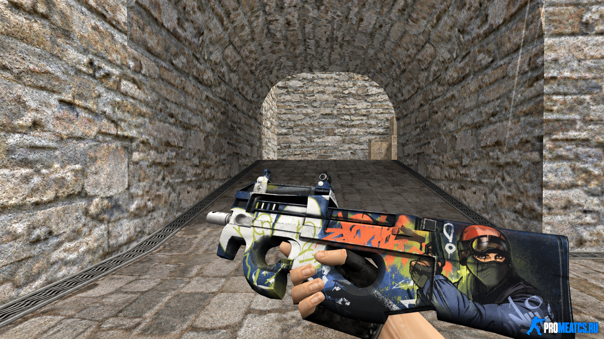 HD P90 «Nostalgia» — модель оружия для Counter-Strike 1.6