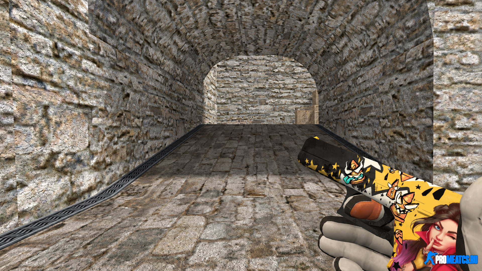 HD Glock Bullet Queen — модель оружия для Counter-Strike 1.6